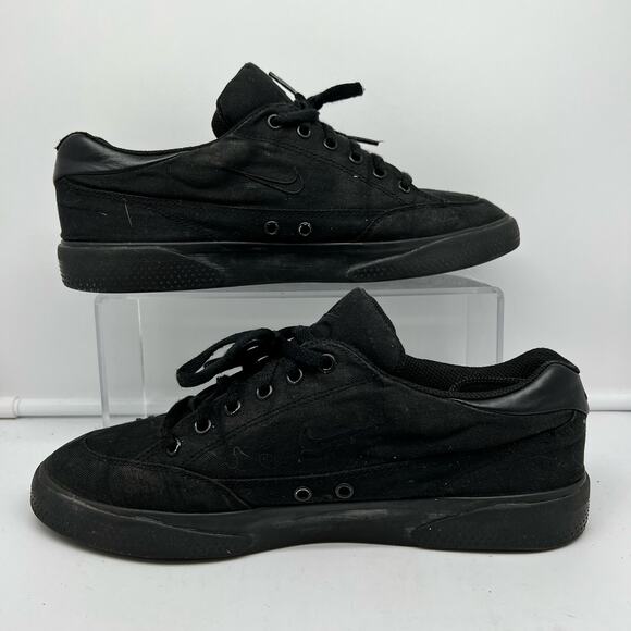 Nike Shoes Mens 8 GTS 97 Canvas Skate Classic Triple Black DA1446-003 - Picture 2 of 8